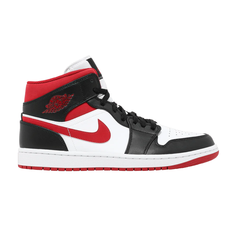 Кроссовки Air Jordan 1 Mid 'Black Gym Red'
