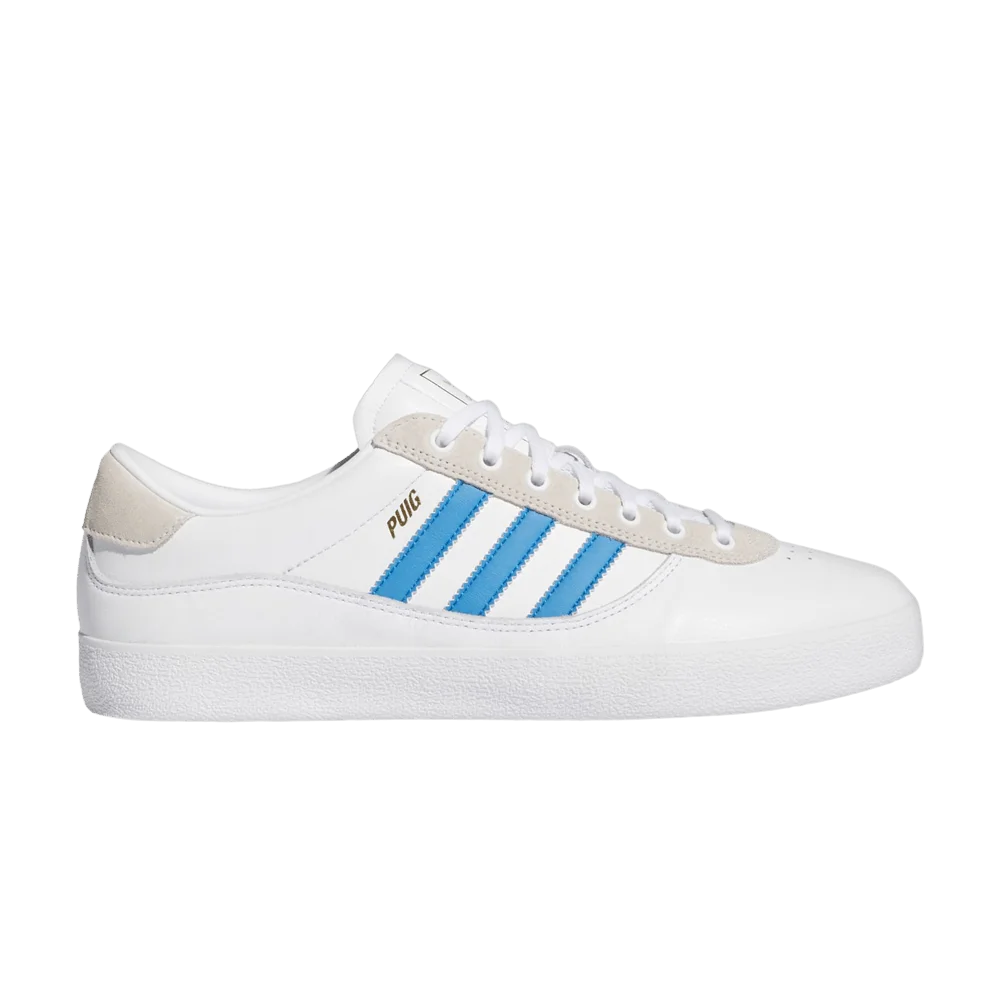 Кроссовки Adidas Puig Indoor 'Cloud White Blue Bird'