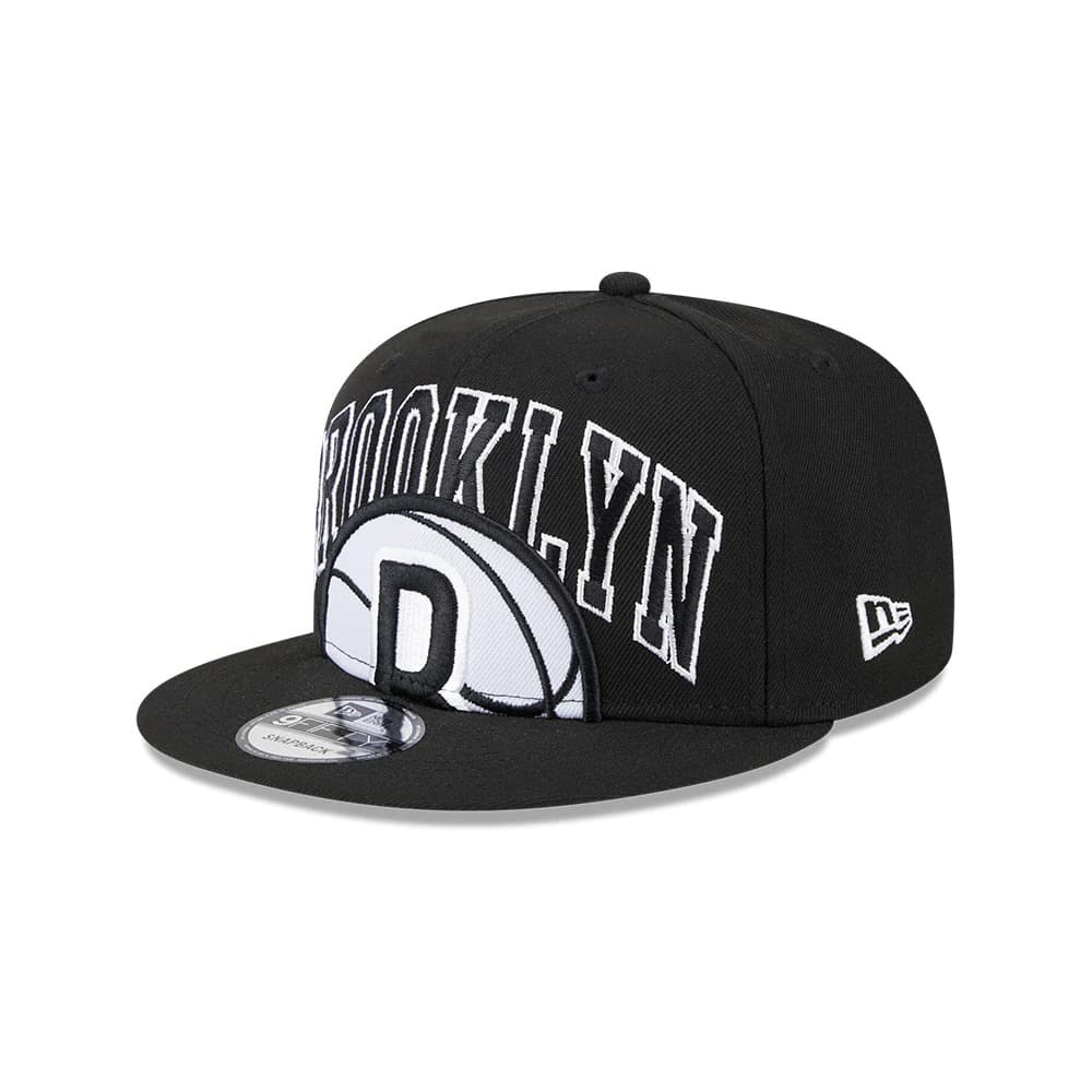 Бейсболка New Era Brooklyn Nets 2024 Tip Off Black 9FIFTY NBA Snapback Hat