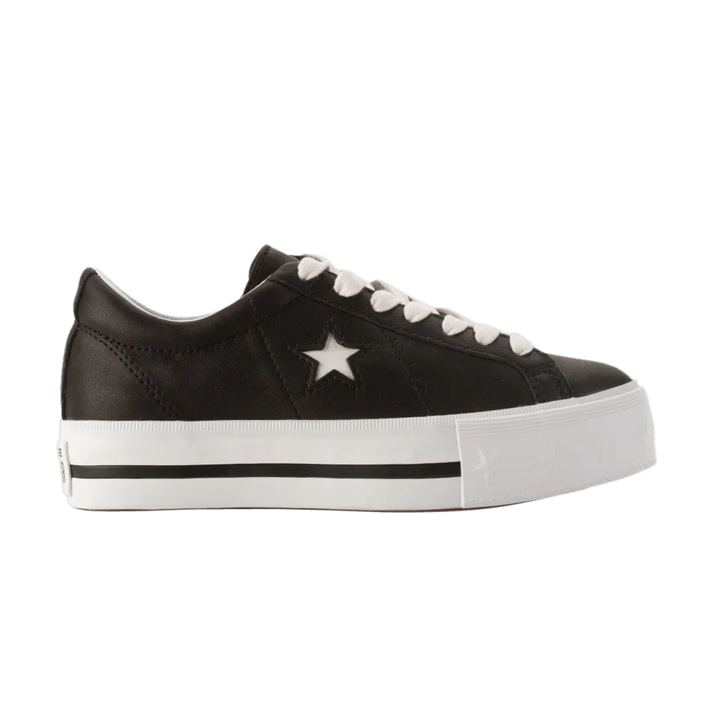 Кроссовки Converse Wmns One Star Platform Low 'Black White'