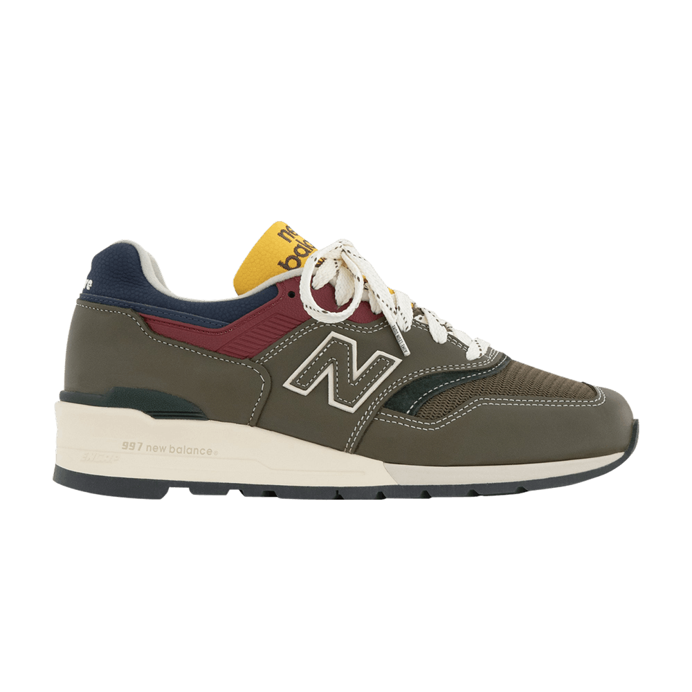 Кроссовки Aimé Leon Dore x New Balance 997 Made in USA 'Dark Moss Angora'