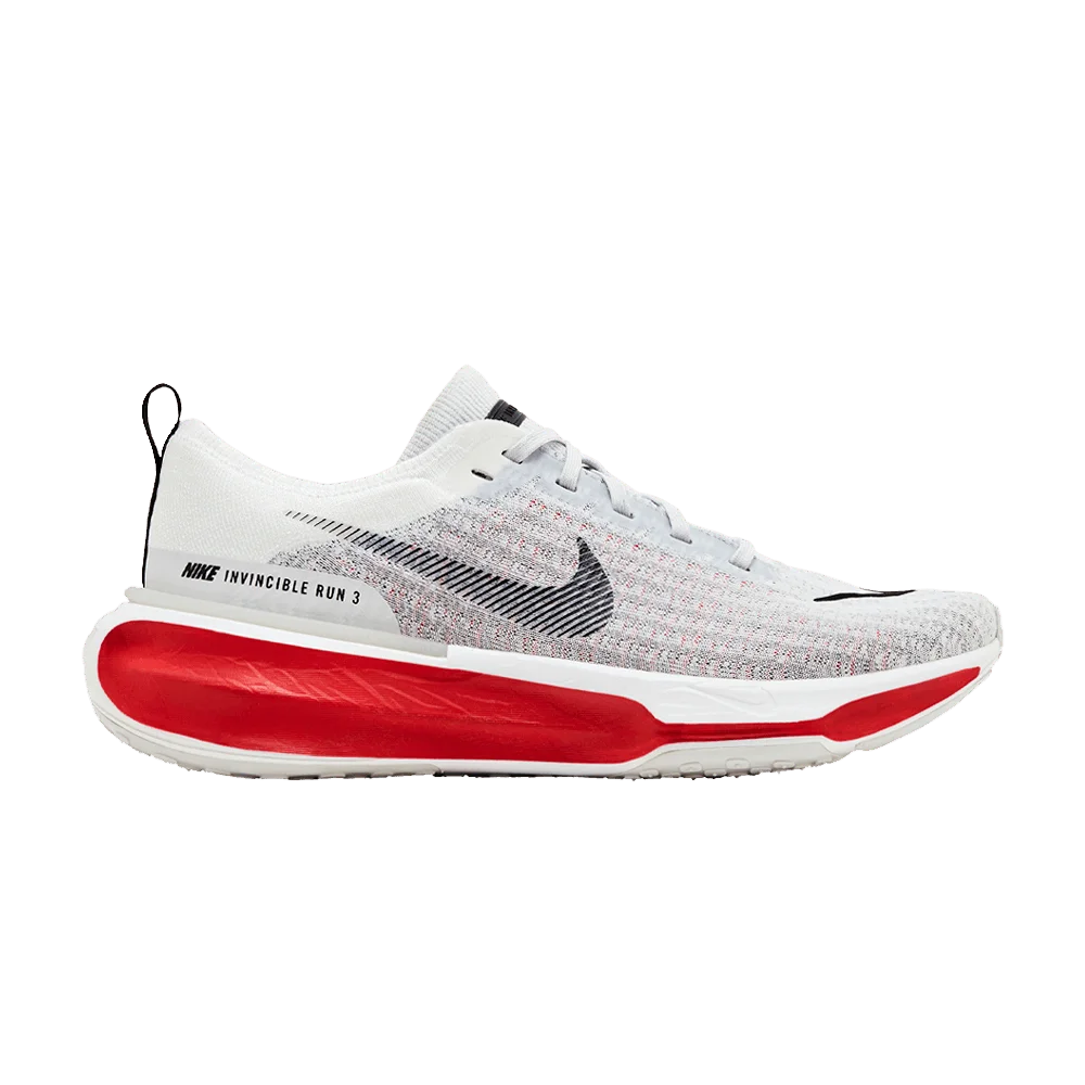Кроссовки Nike ZoomX Invincible Run Flyknit 3 'Cement Grey Fire Red'