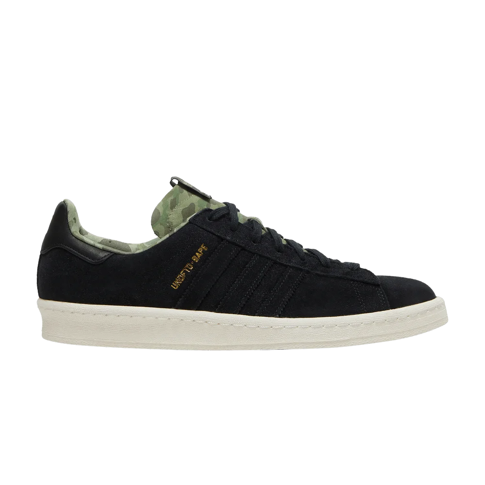 Кроссовки Undefeated x A Bathing Ape x adidas Campus 80s 'Black'