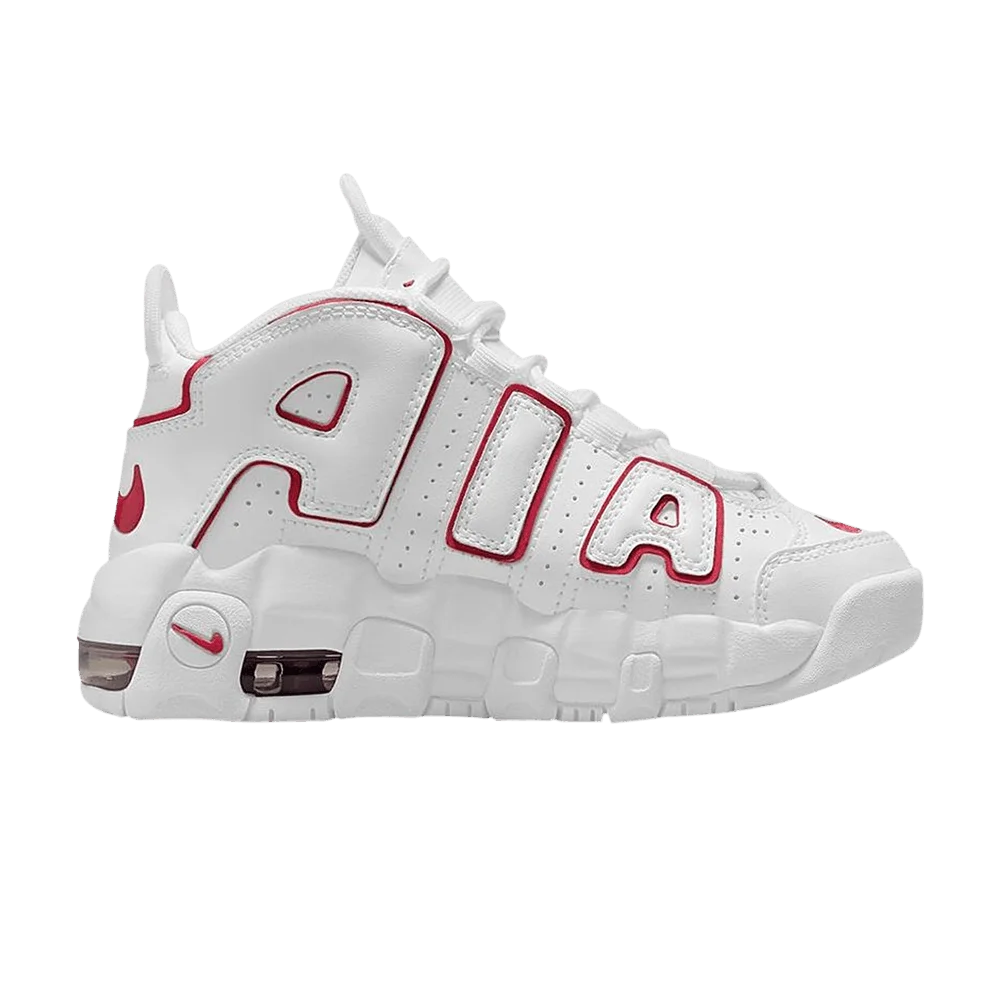 Кроссовки Nike Air More Uptempo PS 'White Varsity Red' 2021