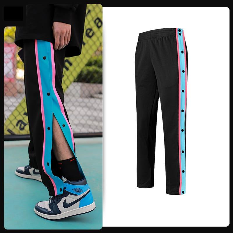 Баскетбольные брюки Ehot Blue-Pink Buttons Pants