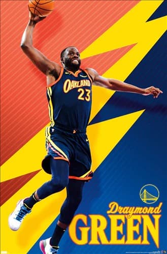 Настенный постер Draymond Green Golden State Warriors NBA Wall Poster