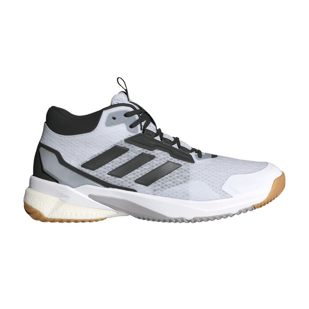 Кроссовки Adidas Crazyflight 5 Mid Indoor 'White Black Grey'