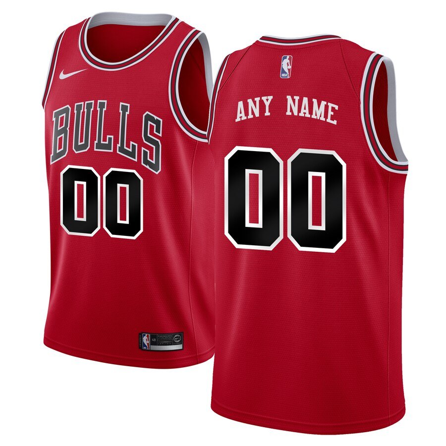 Баскетбольная джерси 2019-20 Chicago Bulls Swingman Custom Red – Icon Edition
