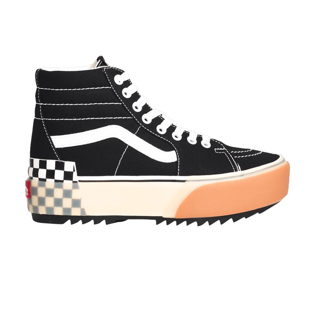 Кеды Vans Wmns Sk8-Hi Stacked 'Checkerboard'