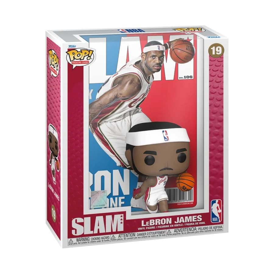 Коллекционная фигурка Funko Lebron James Slam Magazine Cover NBA Pop Vinyl