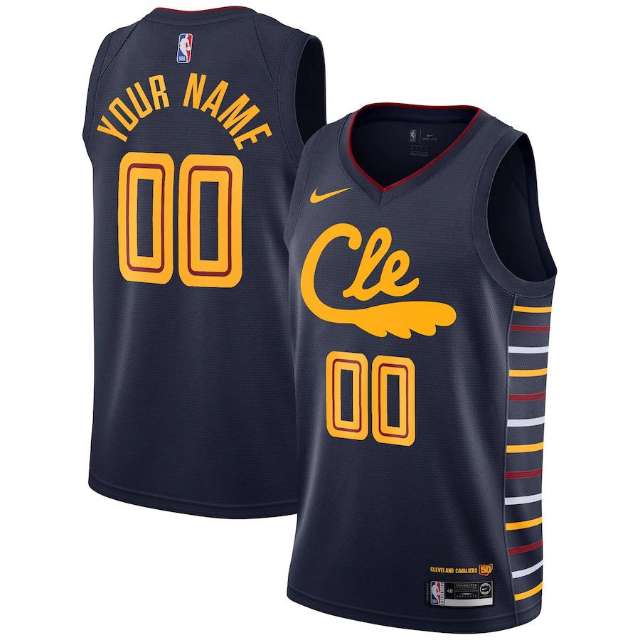 Баскетбольная джерси 2021-22 Cleveland Cavaliers Nike City Edition Swingman Jersey – Custom