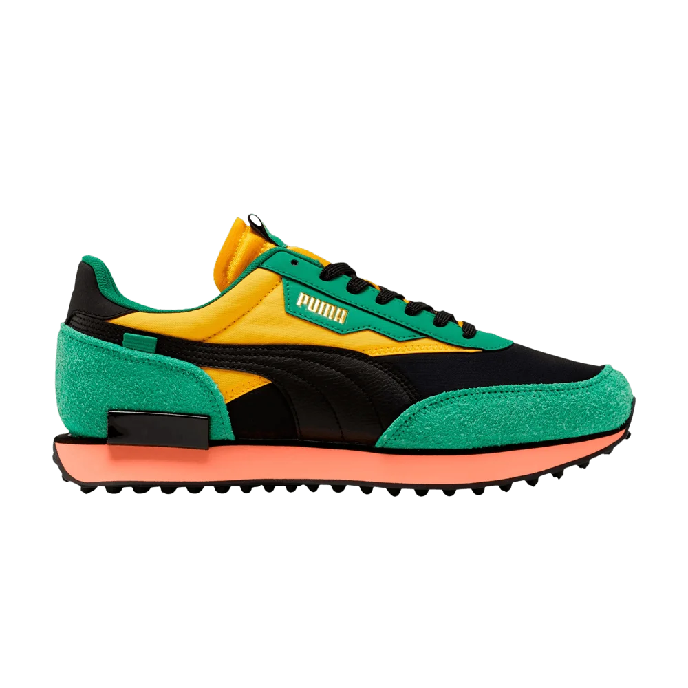 Кроссовки Puma Future Rider Game On 'Black Amazon Green'