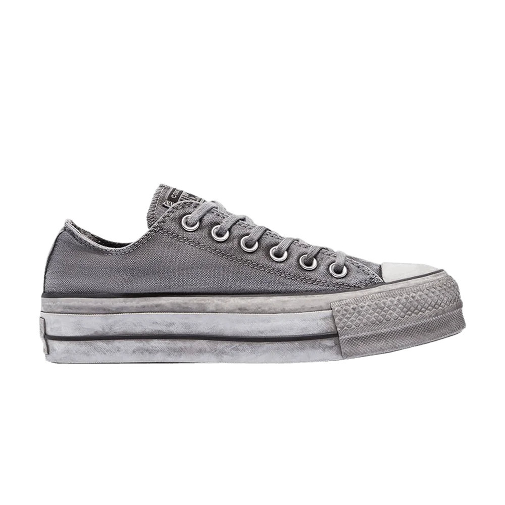 Кеды Converse Wmns Chuck Taylor All Star Lift Platform Low 'Smoked Canvas - Grey'