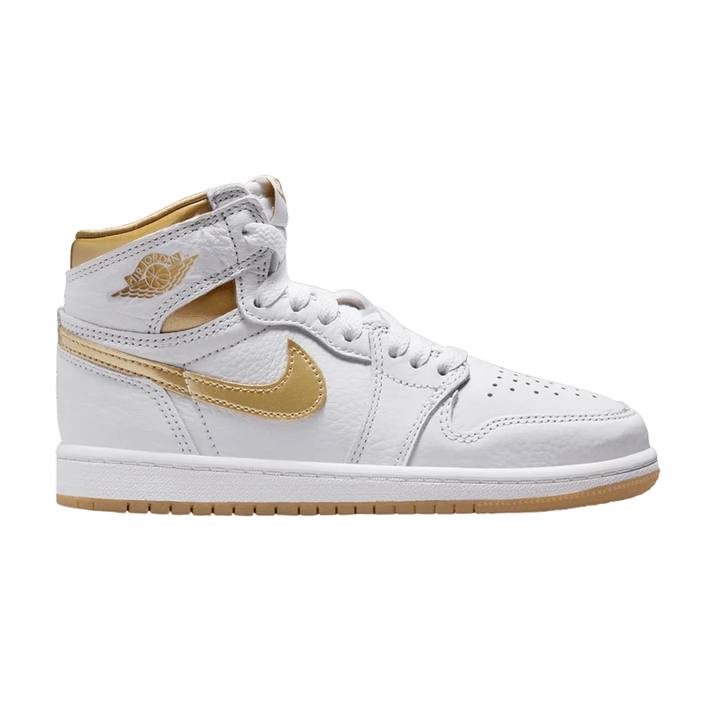 Кроссовки Air Jordan 1 Retro High OG PS 'Metallic Gold'