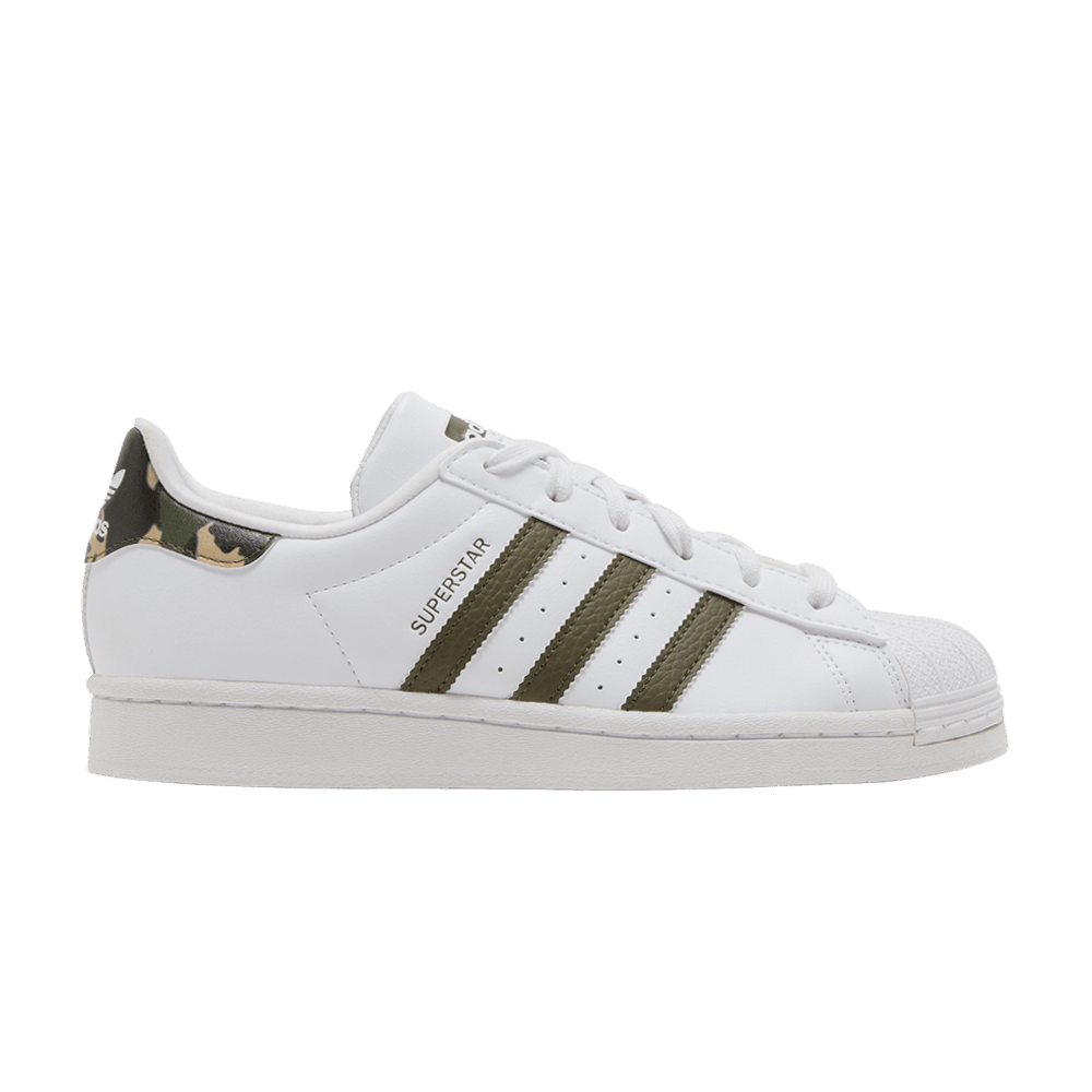 Кроссовки adidas Superstar Big Kid 'White Camo'