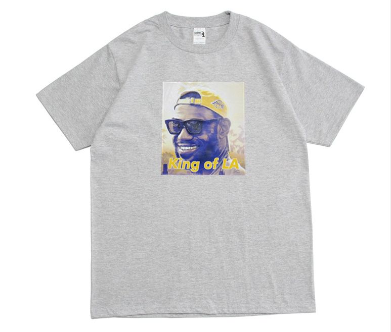 Футболка 2019 James Lebron King of LA Tee Grey