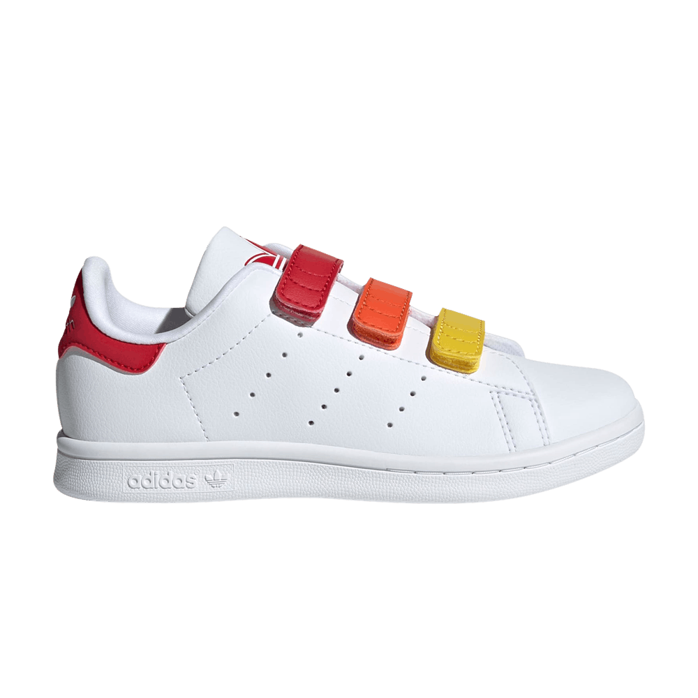 Кроссовки Adidas Stan Smith J 'White Better Scarlet'