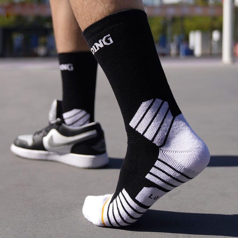 Спортивные носки Ehot Spalding Controls Black-White Crew Socks