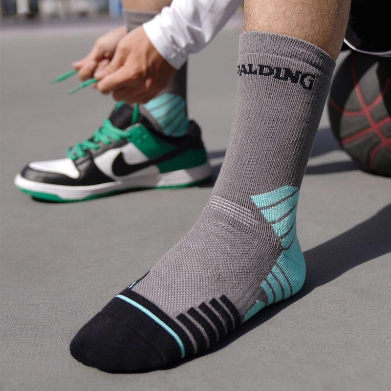 Спортивные носки Ehot Spalding Controls Grey-Black Crew Socks