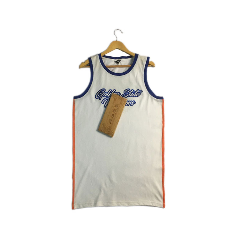 Спортивная майка 2018 Golden State Warriors Retro Style White