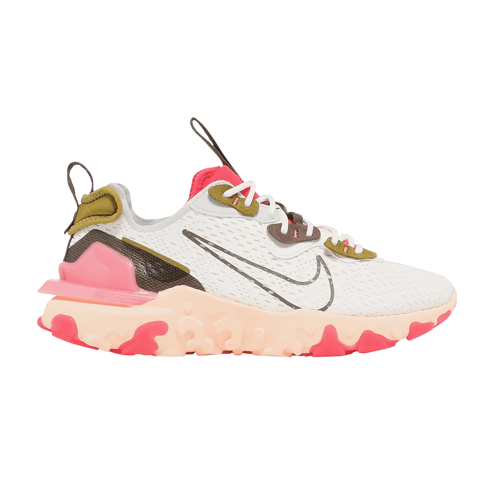Кроссовки Nike Wmns React Vision 'White Siren Red'