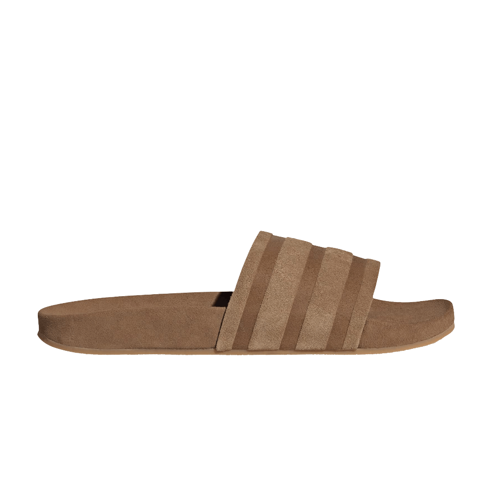 Adidas Adilette Slides 'Suede Pack - Brown Desert'