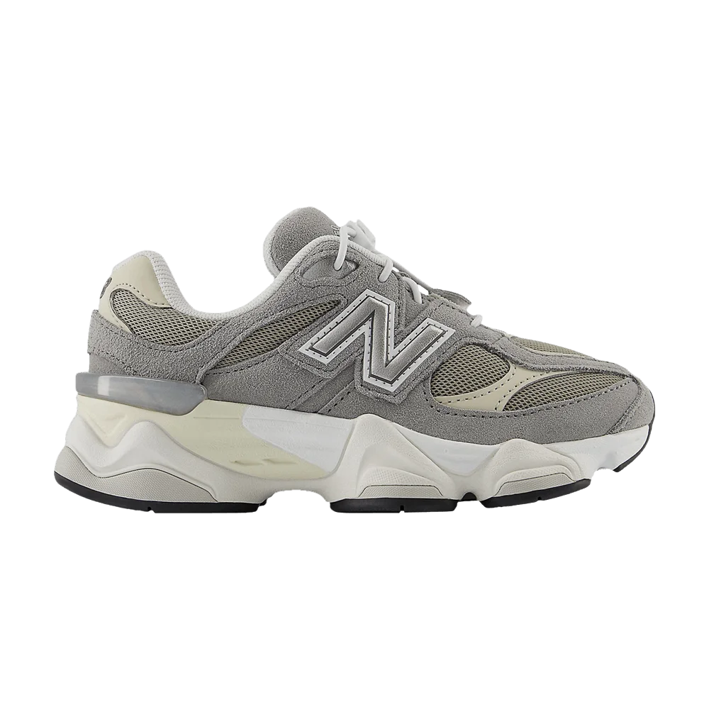 Кроссовки New Balance 9060 Bungee Lace Little Kid 'Slate Grey Timberwolf'