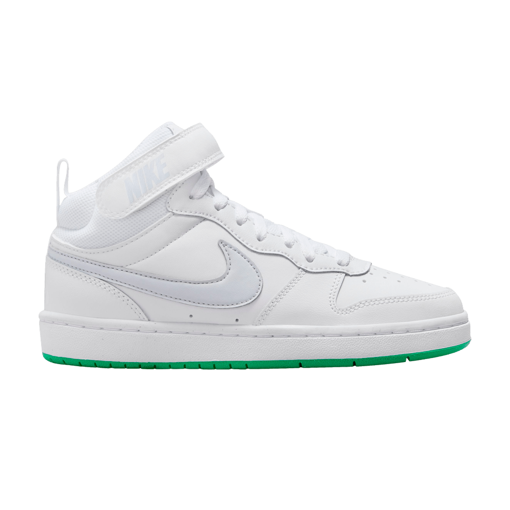 Кроссовки Nike Court Borough Mid 2 GS 'White Stadium Green'
