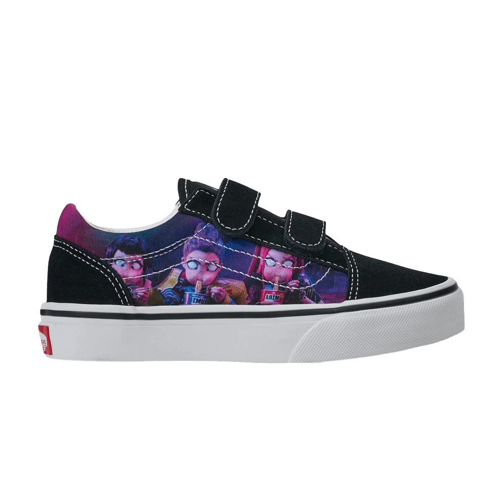 Кроссовки K-Pop Demon Hunters x Vans Old Skool Little Kid 'Black Purple'