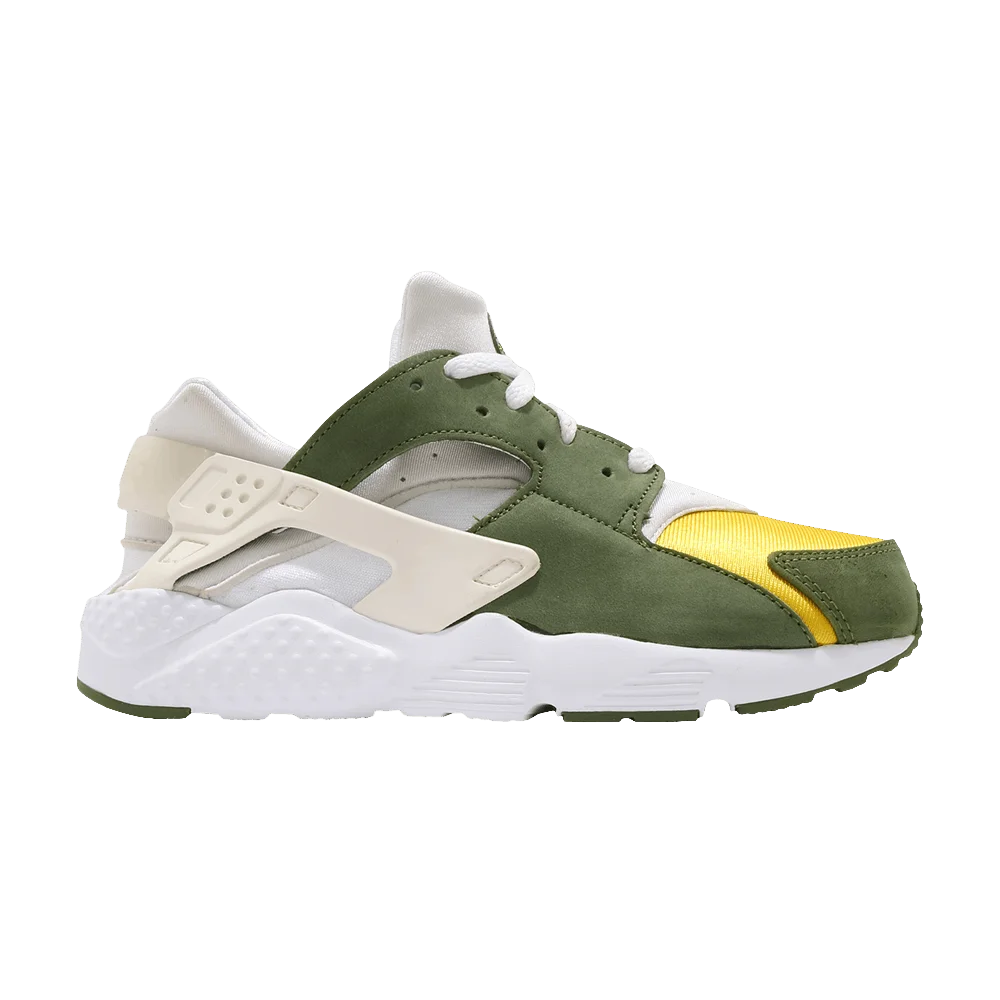 Кроссовки Stussy x Nike Air Huarache LE PS 'Dark Olive' 2021