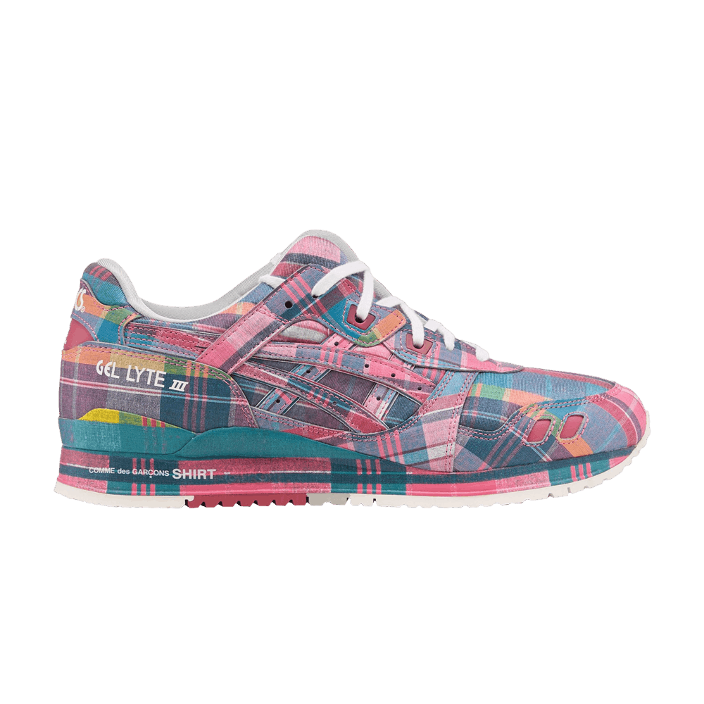Кроссовки ASICS Comme des Garçons SHIRT x Gel Lyte 3 '07 Remastered 'Pink Plaid'