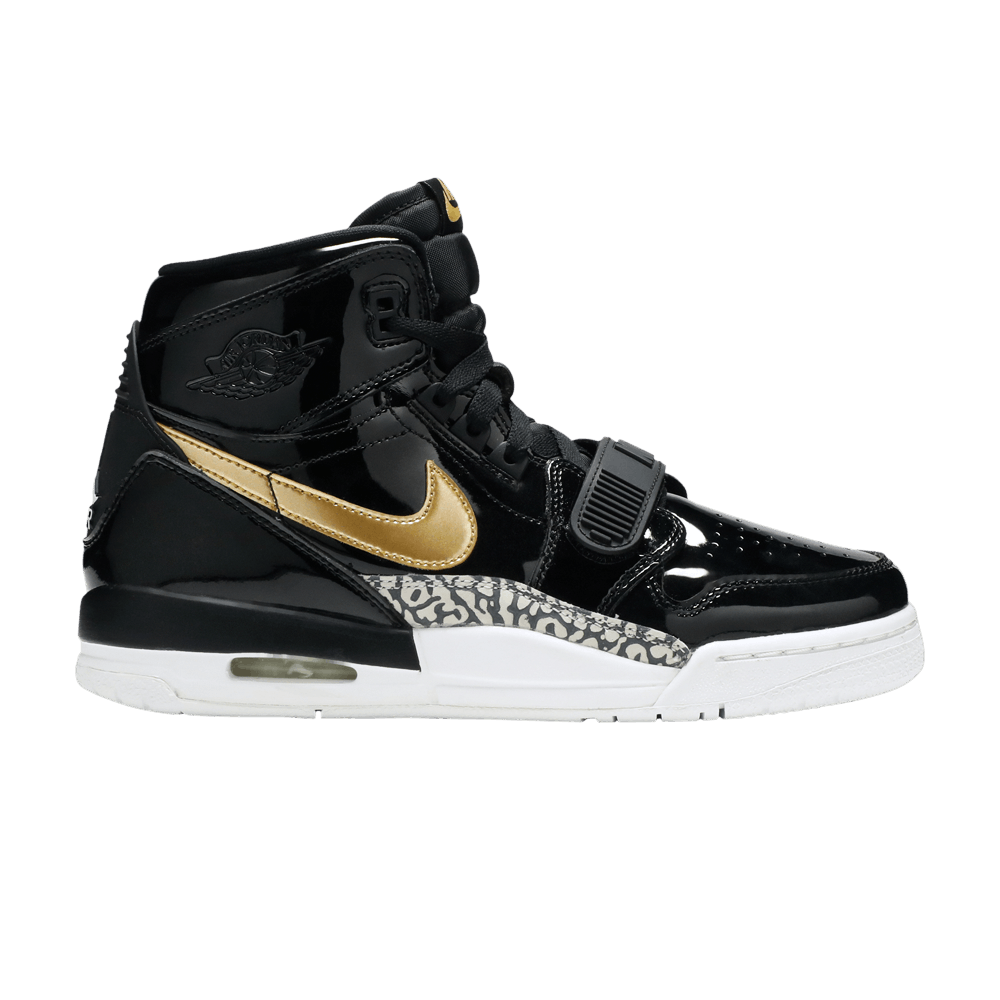 Кроссовки Air Jordan Legacy 312 GS 'Black Metallic Gold'