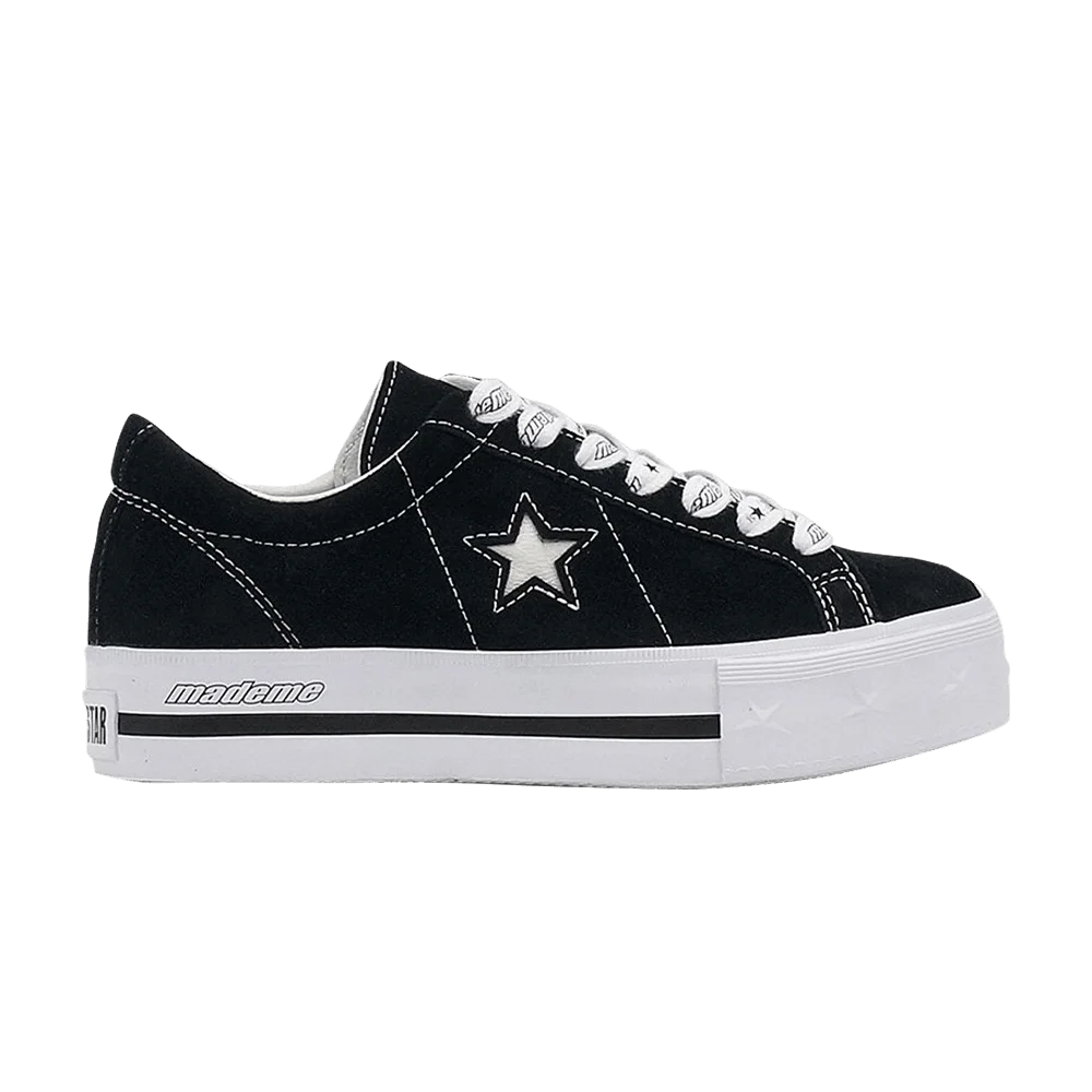 Кроссовки MadeMe x Converse Wmns One Star Platform Low 'Black'