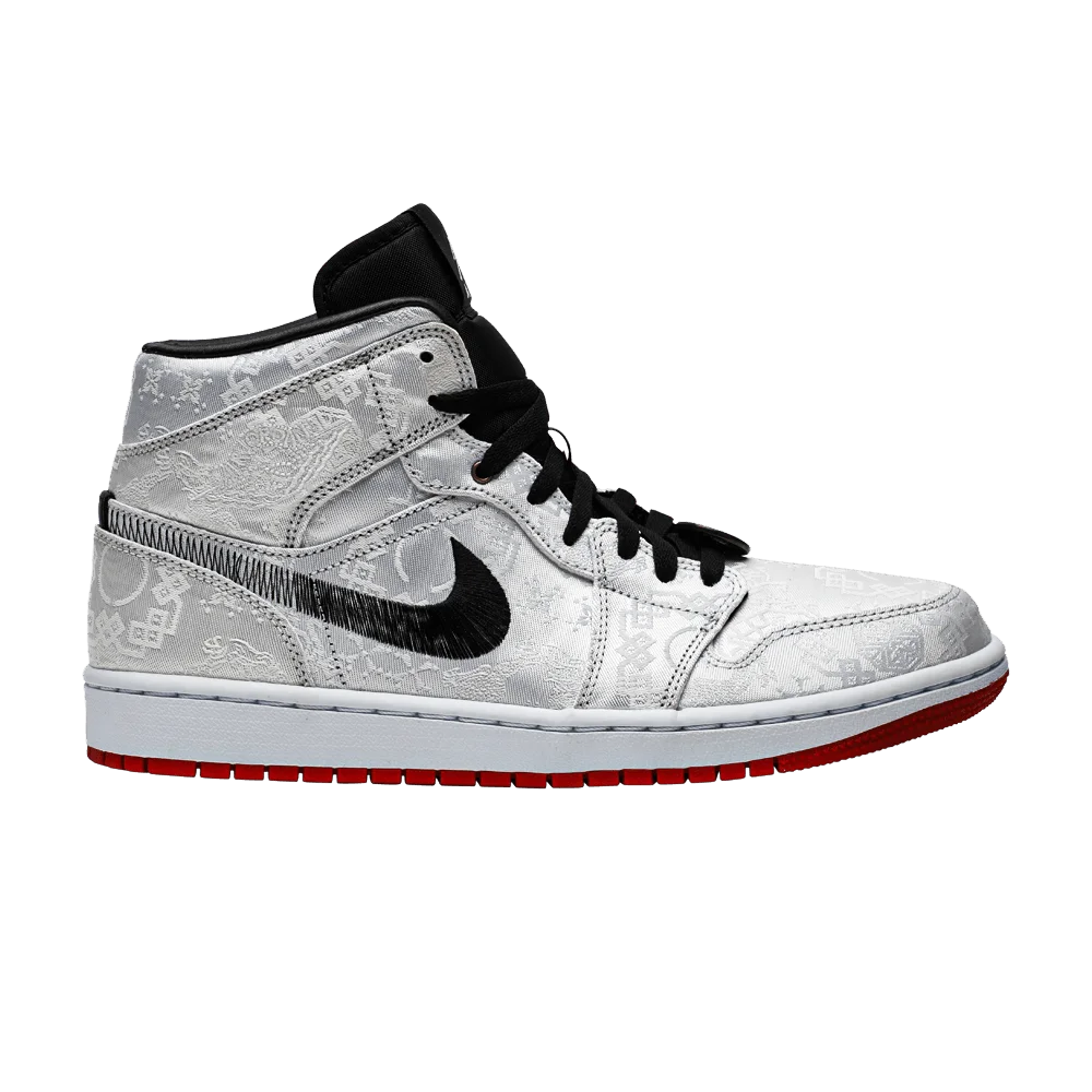 Кроссовки CLOT x Air Jordan 1 Mid 'Fearless'