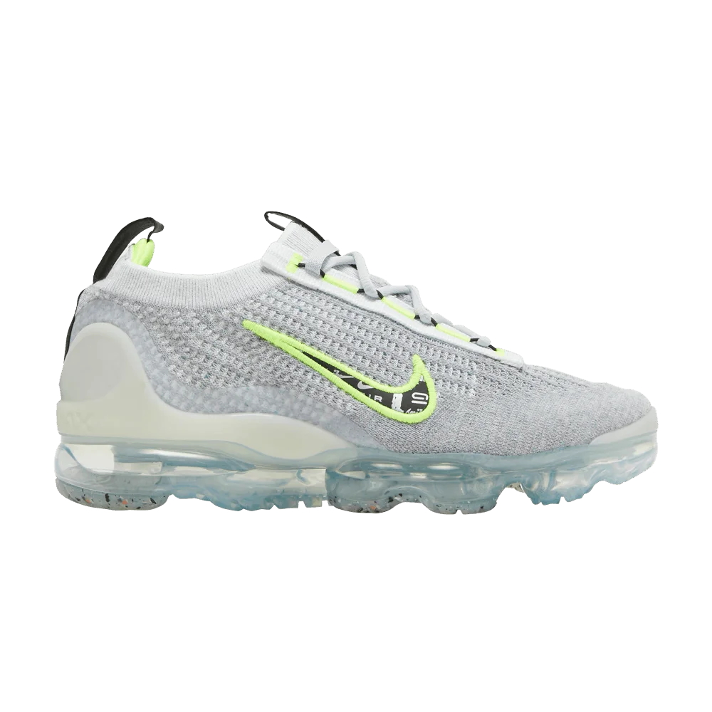 Кроссовки Nike Air Vapormax 2021 Flyknit 'Logo Pack - Wolf Grey Volt'