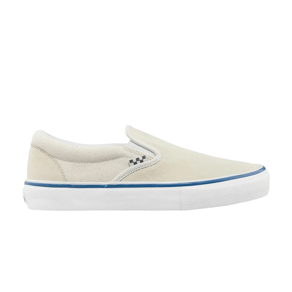 Vans Skate Slip-On 'Raw Canvas - Classic White'