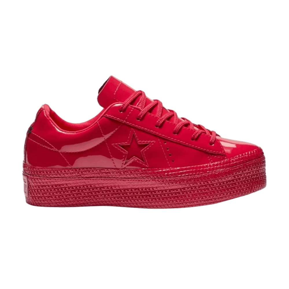 Кроссовки Converse Wmns One Star Platform Ox 'Cherry Red'