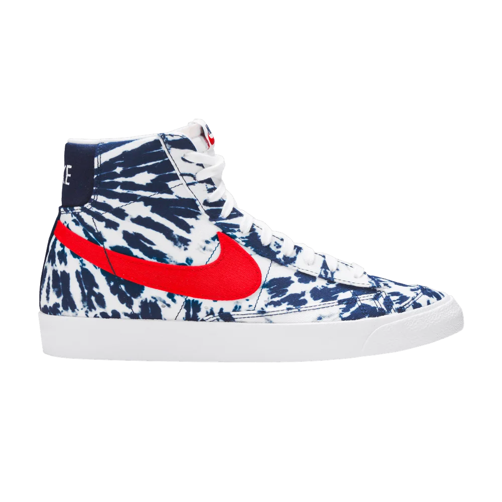 Кроссовки Nike Blazer Mid '77 Vintage 'Blue Tie-Dye'
