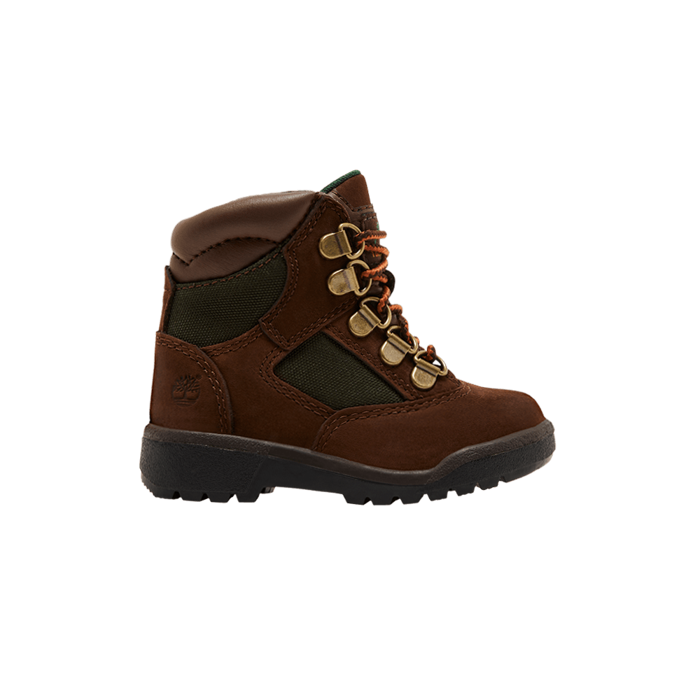 Кроссовки Timberland 6 Inch Field Boot Toddler 'Medium Brown Olive'
