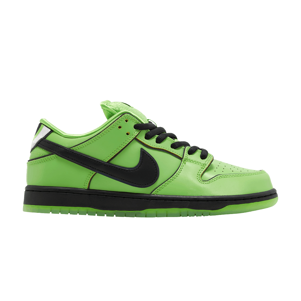 Кроссовки The Powerpuff Girls x Nike Dunk Low Pro SB QS 'Buttercup'