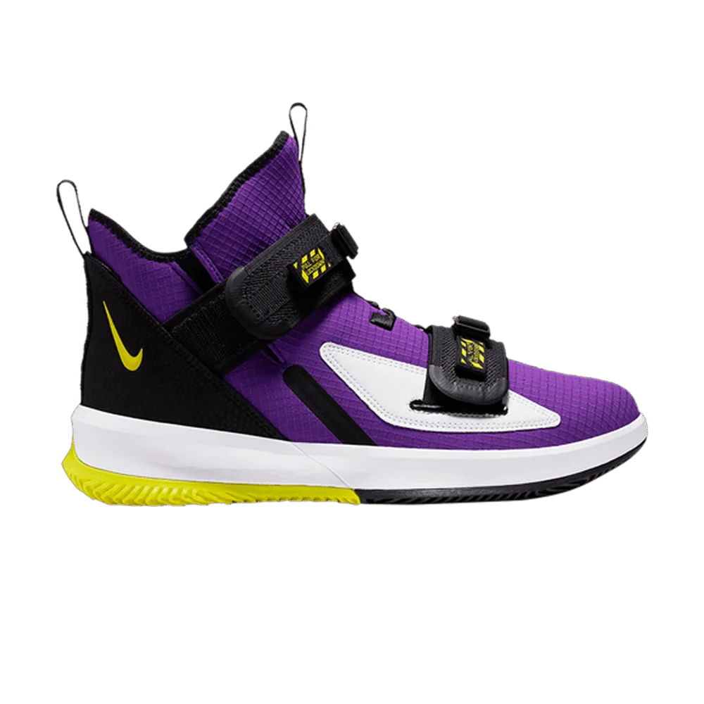 Кроссовки Nike LeBron Soldier 13 FlyEase 4E Wide 'Lakers'