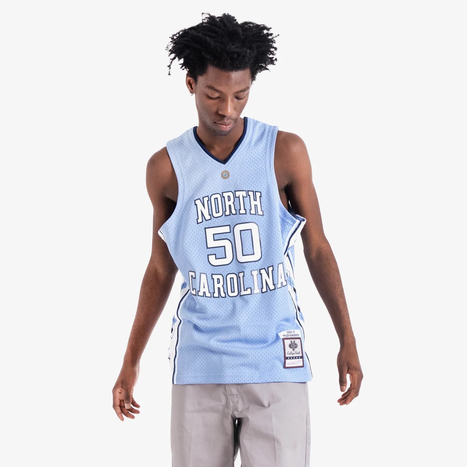 Баскетбольная джерси Mitchell & Ness Tyler Hansbrough North Carolina Tar Heels College NCAA Swingman Jersey