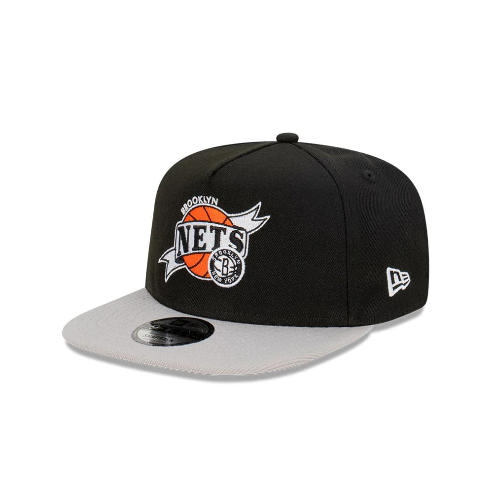 Бейсболка New Era Brooklyn Nets 9FIFTY A-Frame Banner Ball NBA Snapback Hat