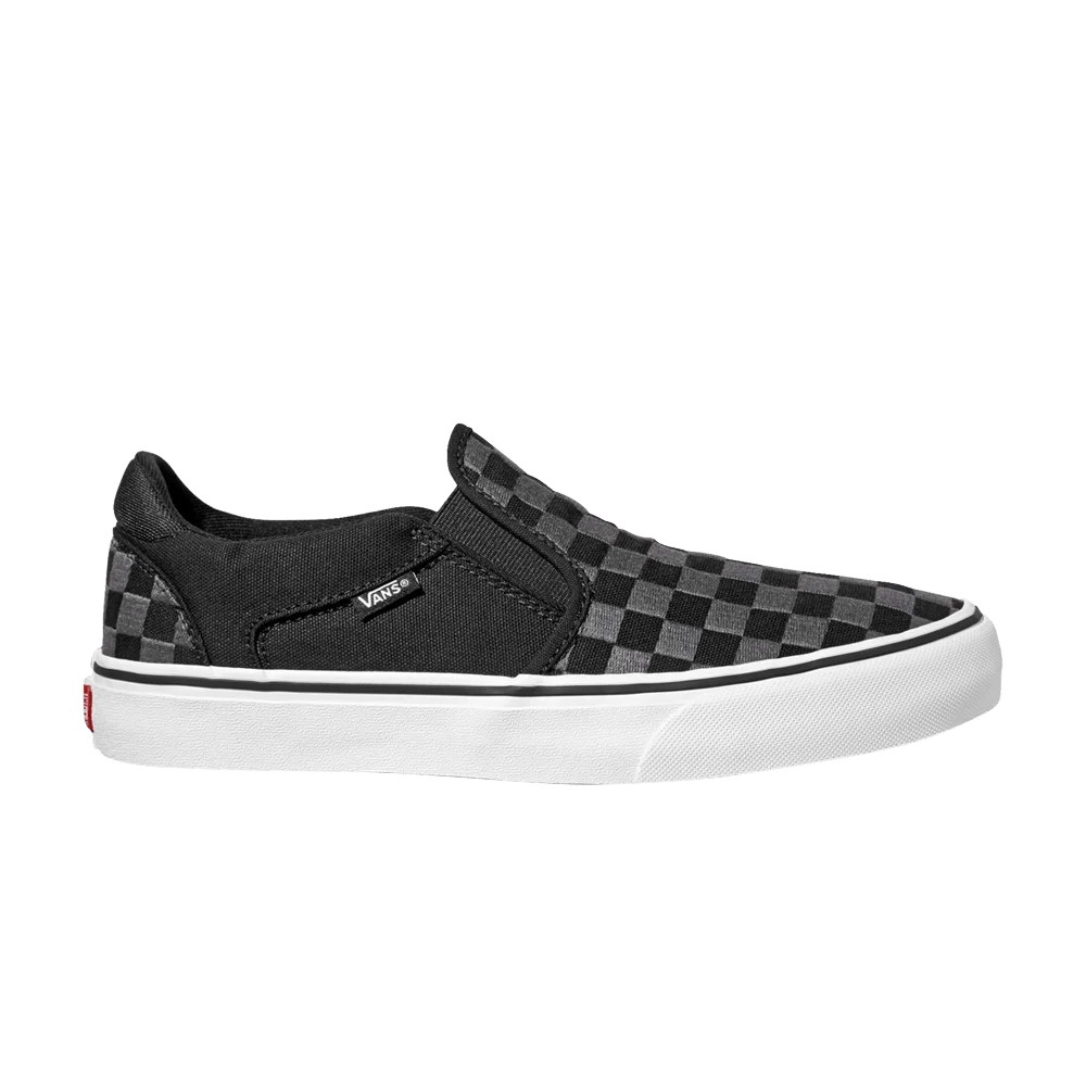 Кроссовки Vans Asher Deluxe 'Checker Textile'