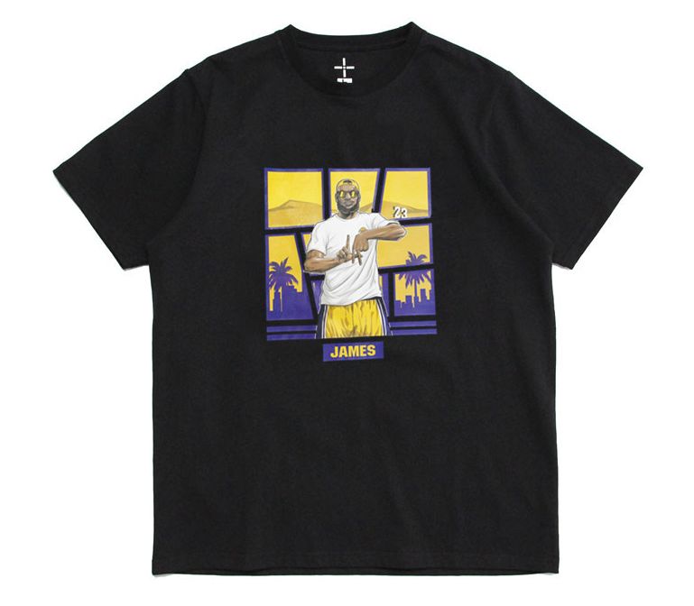 Футболка James 23 Los Angeles Tee Black