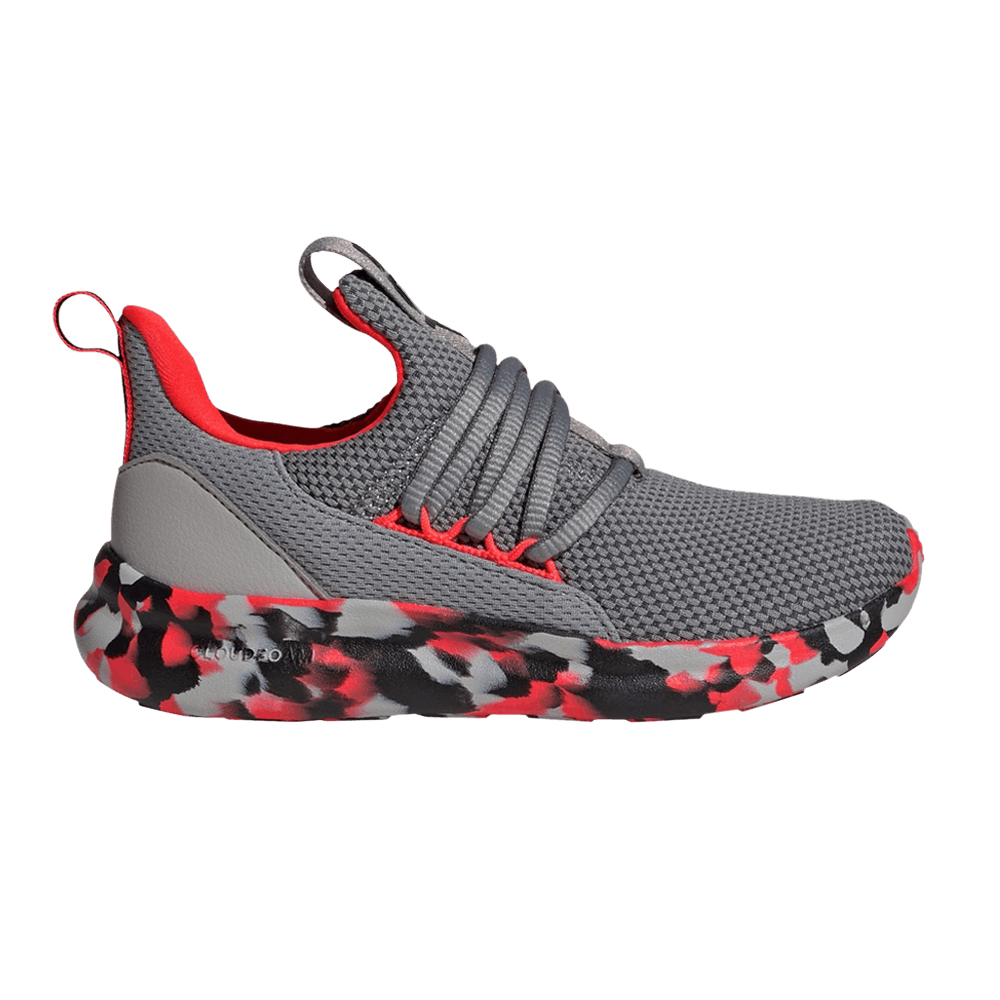 Кроссовки Adidas Lite Racer Adapt 7.0 K 'Grey Solar Red Marbled'