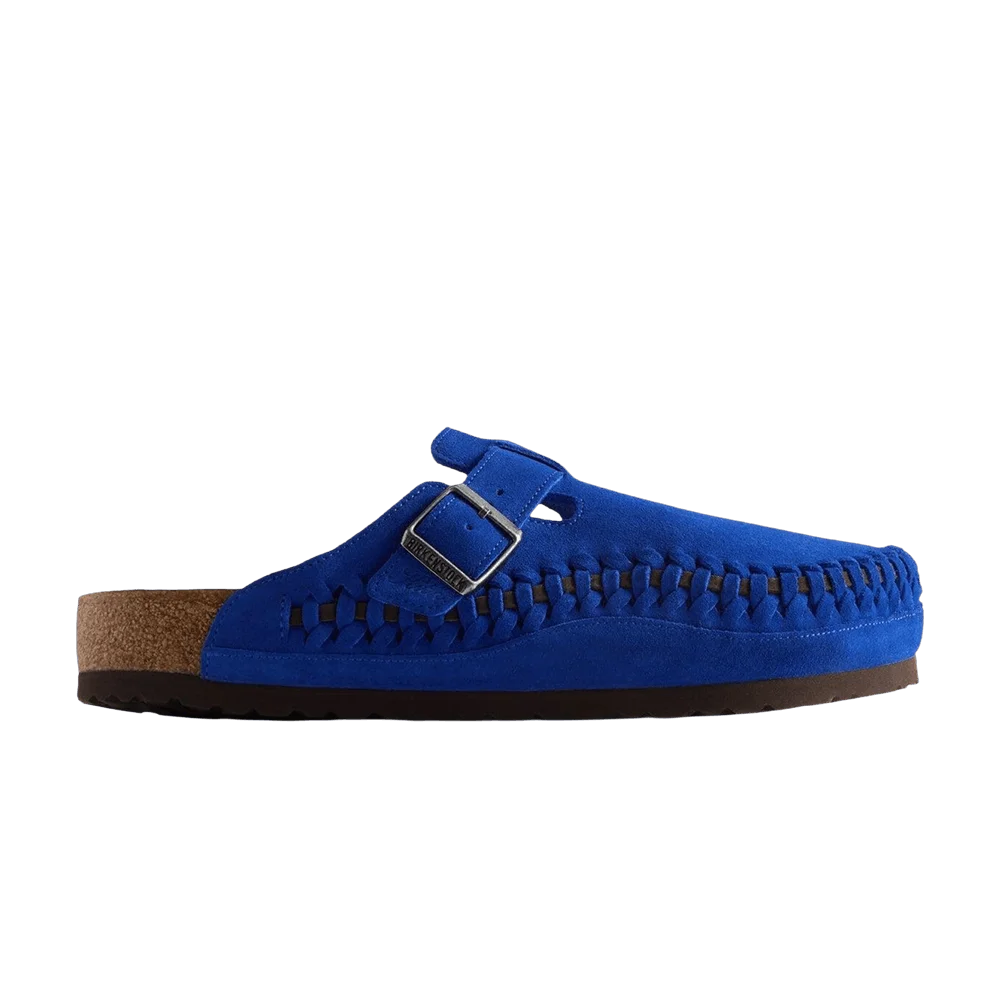 Сабо Kith x Birkenstock Boston Braided 'Ultra Blue'