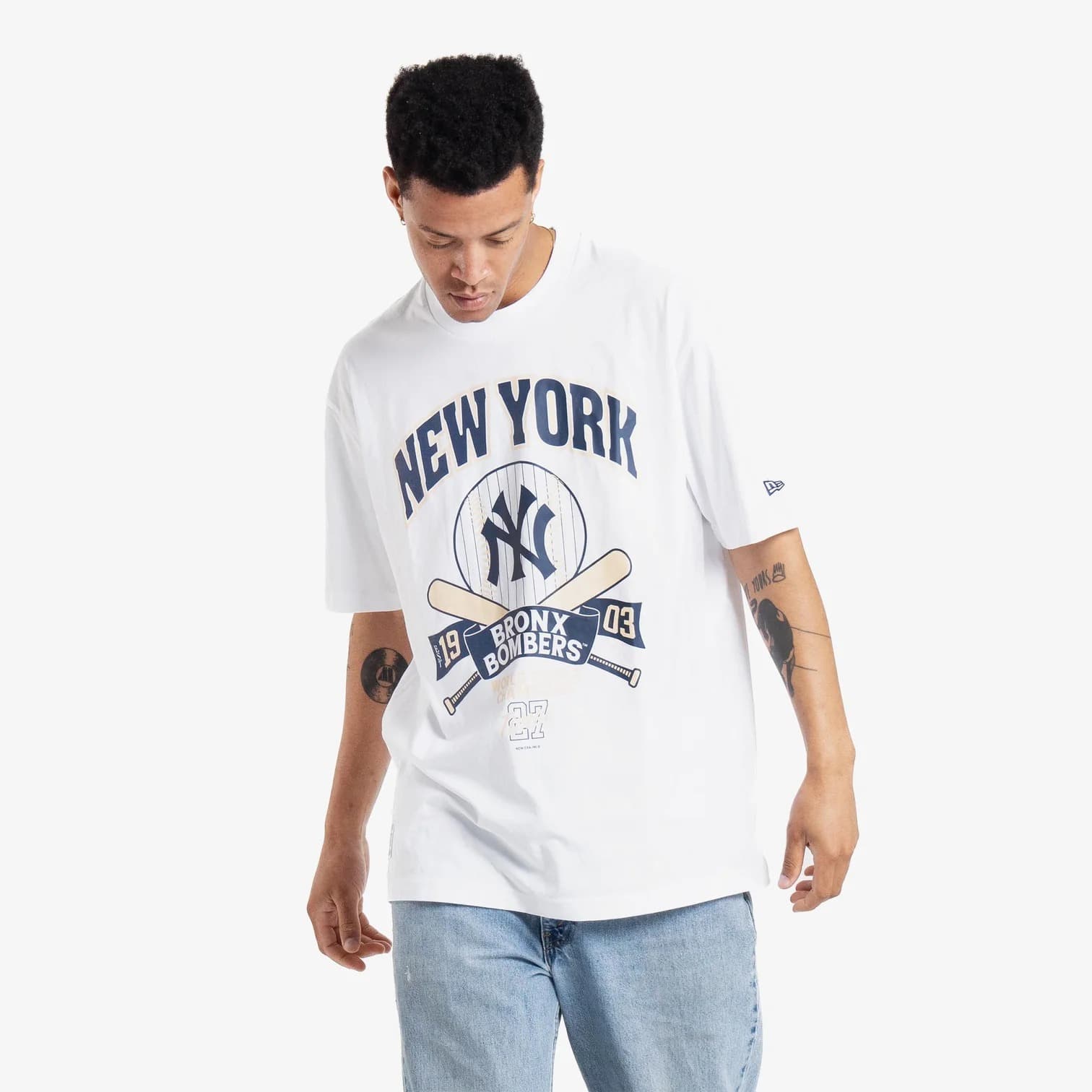 Футболка New Era New York Yankees Bronx Bomber Cooperstown MLB T-Shirt