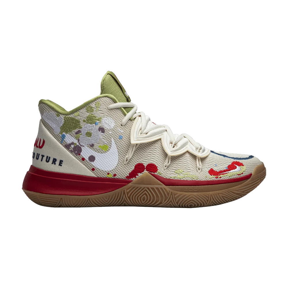 Кроссовки Bandulu x Nike Kyrie 5 'Embroidered Splatters'