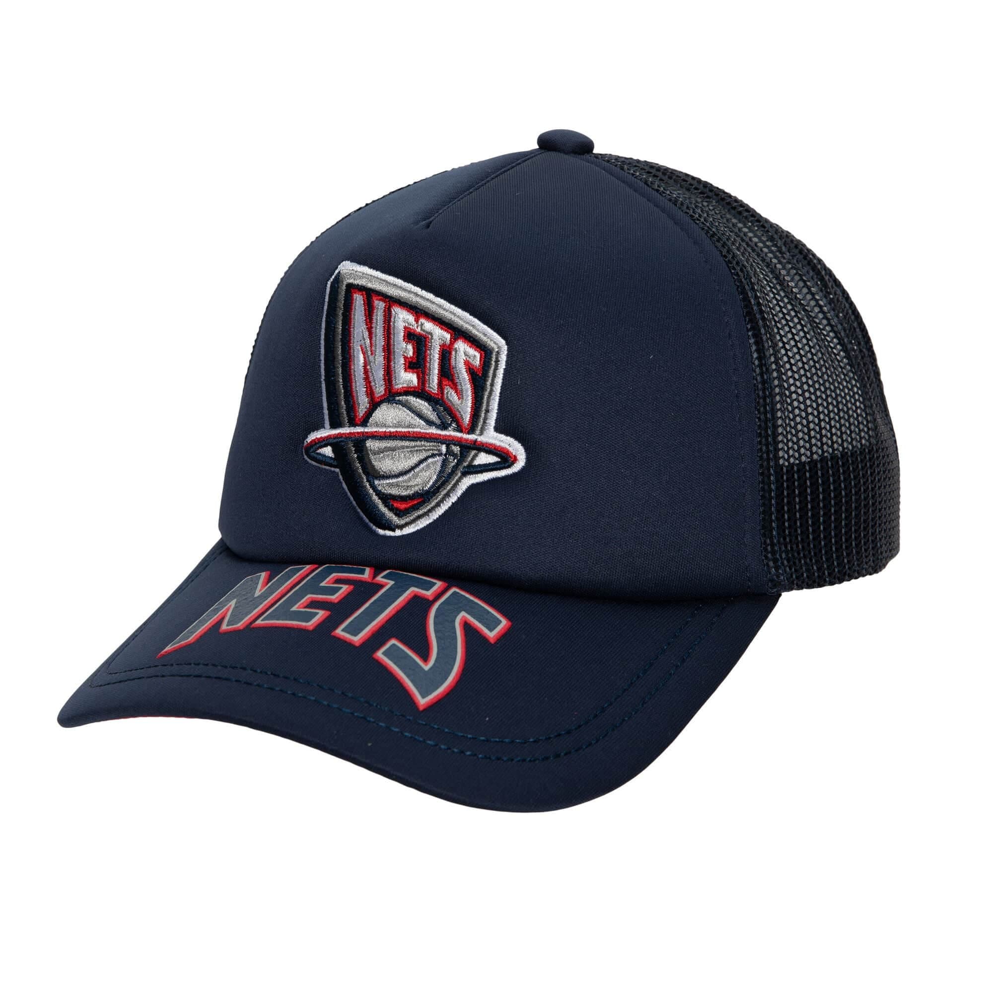 Бейсболка Mitchell & Ness Puff The Magic Trucker Snapback HWC New Jersey Nets